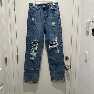 Straight leg jeans